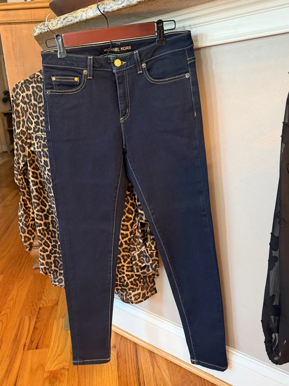 6 Piece Michael Kors Business Casual Work Office Lot Blouse Skinny Jeans Small